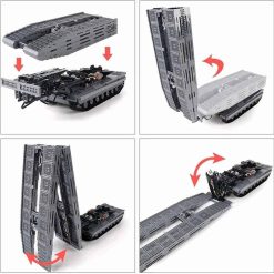 Mould King 20002 Abrams Tank with Bridge Technic With Remote Control 2388Pcs Building Blocks Kids Toy Mould King 20002 Abrams Tank with Bridge Technic With Remote Control 2388Pcs Building Blocks Kids Toy - Image 5