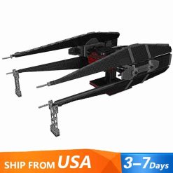Mould King 21025 Star Wars Kylo Ren Tie Silencer Fighter Space Ship UCS Building Blocks