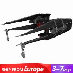 Mould King 21025 Star Wars Kylo Ren Tie Silencer Fighter Space Ship UCS Building Blocks