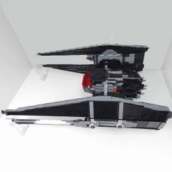 Mould King 21025 Star Wars Kylo Ren Tie Silencer Fighter MOC-33990 Space Ship UCS 3758Pcs Building Blocks Kids Toy Mould King 21025 Star Wars Kylo Ren Tie Silencer Fighter Space Ship UCS Building Blocks
