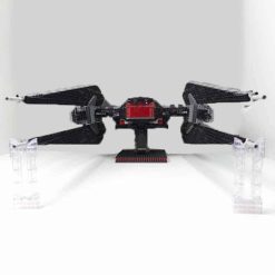 Mould King 21025 Star Wars Kylo Ren Tie Silencer Fighter MOC-33990 Space Ship UCS 3758Pcs Building Blocks Kids Toy Mould King 21025 Star Wars Kylo Ren Tie Silencer Fighter Space Ship UCS Building Blocks