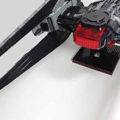Mould King 21025 Star Wars Kylo Ren Tie Silencer Fighter MOC-33990 Space Ship UCS 3758Pcs Building Blocks Kids Toy Mould King 21025 Star Wars Kylo Ren Tie Silencer Fighter Space Ship UCS Building Blocks
