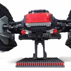 Mould King 21025 Star Wars Kylo Ren Tie Silencer Fighter MOC-33990 Space Ship UCS 3758Pcs Building Blocks Kids Toy Mould King 21025 Star Wars Kylo Ren Tie Silencer Fighter Space Ship UCS Building Blocks