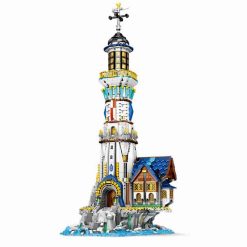 Reobrix Lighthouse 66028 Medieval European Architecture Modular Building Blocks Bricks