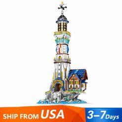 Reobrix Lighthouse 66028 Medieval European Architecture Modular Building Blocks Bricks