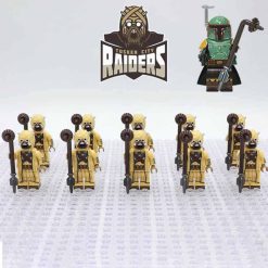 Star Wars Boba Fett Tusken Raiders Sand People Army 21 Brick Figures Collection Kids Toy Gift