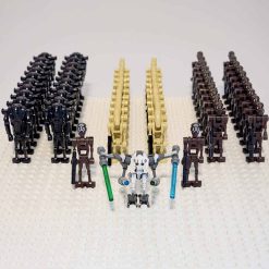 Star Wars Mandalorian Commando Droid Battle Droids Army Minifigures General Grievous