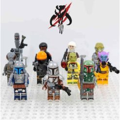Star Wars Mandalorian Boba Fett Bounty Hunter Guild Minifigures Kids Toy