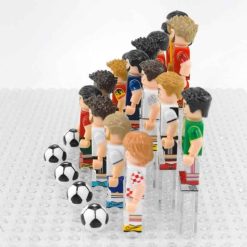 FIFA Football World Cup Soccer 16 Brick Figures Ronaldo Messi Neymar Set Collection Kids Toy Gift FIFA Football World Cup Soccer Minifigures Ronaldo Messi Neymar Kids Toy