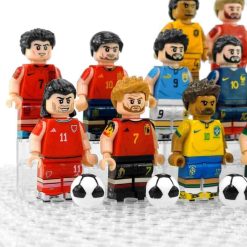 FIFA Football World Cup Soccer 16 Brick Figures Ronaldo Messi Neymar Set Collection Kids Toy Gift FIFA Football World Cup Soccer Minifigures Ronaldo Messi Neymar Kids Toy