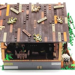Funwhole Wood Cabin FH9001 With Lights Nova Town City Creator Ideas 2097Pcs Modular Building Blocks Kids Toy Funwhole Wood Cabin FH9001 With Lights Nova Town City Creator Modular Building Blocks