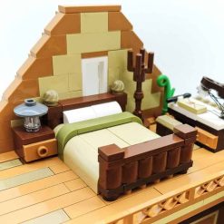 Funwhole Wood Cabin FH9001 With Lights Nova Town City Creator Ideas 2097Pcs Modular Building Blocks Kids Toy Funwhole Wood Cabin FH9001 With Lights Nova Town City Creator Modular Building Blocks