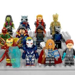 Marvel Avengers End Game 22 Brick Figures Collection Iron Man Thor Hulk Captain America Kids Toy Gift Marvel Avengers End Game Minifigures Iron Man Thor Hulk Captain America Kids Toy