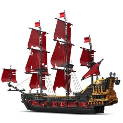 Mould King 13109 Pirates of the Caribbean Queen Anne’s Revenge Pirate Ship 3139Pcs Building Blocks Bricks Kids Toy Mould King 13109 Pirates of the Caribbean Queen Anne’s Revenge Pirate Ship Building Blocks