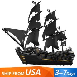 Mould King 13111Pirates of the Caribbean Black Pearl Pirate Ship Building Blocks
