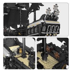 Mould King 13111 Pirates of the Caribbean Black Pearl Pirate Ship 2868Pcs Building Blocks Bricks Kids Toy Mould King 13111Pirates of the Caribbean Black Pearl Pirate Ship Building Blocks