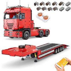 Mould King 19005 19005T Tractor Truck Technic Remote Control Building Blocks Bricks Kids Toy