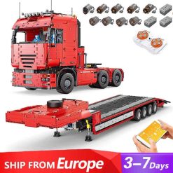 Mould King 19005 19005T Tractor Truck Technic Remote Control Building Blocks Bricks Kids Toy