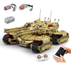 Mould King 20011 Mammoth Tank Panzer MKII Technic With Remote Control Building Blocks