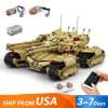 Mould King 20011 Mammoth Tank Panzer MKII Technic With Remote Control Building Blocks