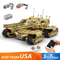 Mould King 20011 Mammoth Tank Panzer MKII Technic With Remote Control Building Blocks