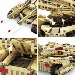 Mould King 20011 Mammoth Tank Panzer MKII Technic With Remote Control 3269Pcs Building Blocks Kids Toy Mould King 20011 Mammoth Tank Panzer MKII Technic With Remote Control Building Blocks