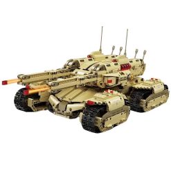 Mould King 20011 Mammoth Tank Panzer MKII Technic With Remote Control 3269Pcs Building Blocks Kids Toy Mould King 20011 Mammoth Tank Panzer MKII Technic With Remote Control Building Blocks