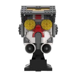 Star Wars Bad Batch Tech Helmet MOC-75906 Bust Collection 553Pcs Building Blocks Kids Toy Star Wars Bad Batch Tech Helmet MOC-75906 Bust Building Blocks