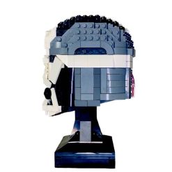 Star Wars Bad Batch Wrecker Helmet MOC-84550 Mask Bust Collection 770Pcs Building Blocks Kids Toy Star Wars Bad Batch Wrecker Helmet MOC-84550 Mask Bust Collection Building Blocks