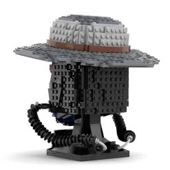 Star Wars Cad Bane Bounty Hunter MOC-80873 Helmet Bust Mask Collection 598Pcs Building Blocks Kids Toy Star Wars Cad Bane Bounty Hunter MOC-80873 Helmet Bust Mask Building Blocks