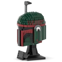 Star Wars Mandalorian Boba Fett MOC-128334 Helmet Bust Mask Collection 722Pcs Building Blocks Kids Toy Star Wars Mandalorian Boba Fett MOC-128334 Helmet Bust Mask Building Blocks Kids Toy