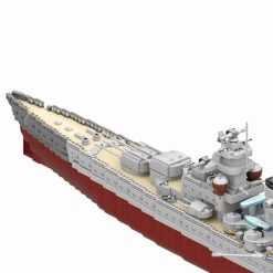 WW2 German Gneisenau 1:200 MOC-15423 Military Warship Battleship 4694Pcs Building Blocks Kids Toy WW2 German Gneisenau 1:200 MOC-15423 Military Warship Battleship Building Blocks