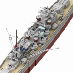 WW2 German Gneisenau 1:200 MOC-15423 Military Warship Battleship 4694Pcs Building Blocks Kids Toy WW2 German Gneisenau 1:200 MOC-15423 Military Warship Battleship Building Blocks