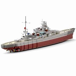 WW2 German Gneisenau 1:200 MOC-15423 Military Warship Battleship 4694Pcs Building Blocks Kids Toy WW2 German Gneisenau 1:200 MOC-15423 Military Warship Battleship Building Blocks