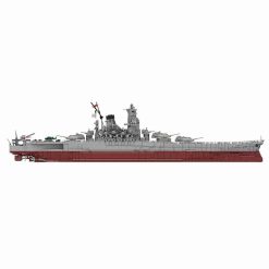 WW2 IJN Yamato 1:200 MOC-37260 Military Warship Battleship 8717Pcs Building Blocks Kids Toy WW2 IJN Yamato 1:200 MOC-37260 Military Warship Battleship Building Blocks