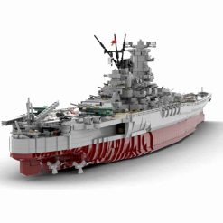 WW2 IJN Yamato 1:200 MOC-37260 Military Warship Battleship 8717Pcs Building Blocks Kids Toy WW2 IJN Yamato 1:200 MOC-37260 Military Warship Battleship Building Blocks