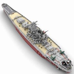 WW2 IJN Yamato 1:200 MOC-37260 Military Warship Battleship 8717Pcs Building Blocks Kids Toy WW2 IJN Yamato 1:200 MOC-37260 Military Warship Battleship Building Blocks