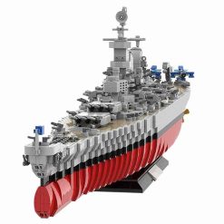 WW2 USS Missouri (BB-63) 1:200 MOC-31764 Military Warship Iowa Class Battleship 3306Pcs Building Blocks Kids Toy WW2 USS Missouri (BB-63) 1:200 MOC-31764 Military Warship Iowa-Class Battleship Building Blocks