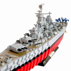 WW2 USS Missouri (BB-63) 1:200 MOC-31764 Military Warship Iowa Class Battleship 3306Pcs Building Blocks Kids Toy WW2 USS Missouri (BB-63) 1:200 MOC-31764 Military Warship Iowa-Class Battleship Building Blocks