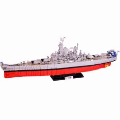 WW2 USS Missouri (BB-63) 1:200 MOC-31764 Military Warship Iowa Class Battleship 3306Pcs Building Blocks Kids Toy WW2 USS Missouri (BB-63) 1:200 MOC-31764 Military Warship Iowa-Class Battleship Building Blocks