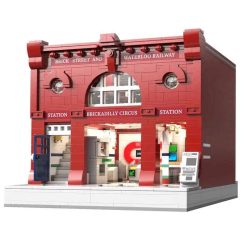 CADA C66008 London Underground Station City Street View Ideas Creator Modular Building Blocks
