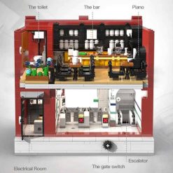 CADA C66008 London Underground Station City Street View Ideas Creator 1836Pcs Modular Building Blocks Kids Toy CADA C66008 London Underground Station City Street View Ideas Creator Modular Building Blocks