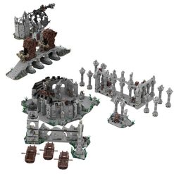 Lord of the Rings Hobbit Fall of Osgiliath UCS MOC-78270 Modular Building Blocks Kids Toy