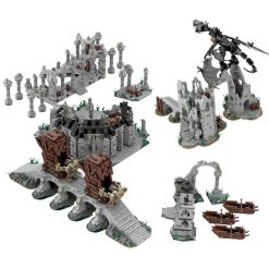 Lord of the Rings Hobbit Fall of Osgiliath MOC-78270 UCS 7242Pcs Modular Building Blocks Kids Toy Lord of the Rings Hobbit Fall of Osgiliath UCS MOC-78270 Modular Building Blocks Kids Toy