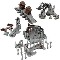 Lord of the Rings Hobbit Fall of Osgiliath MOC-78270 UCS 7242Pcs Modular Building Blocks Kids Toy Lord of the Rings Hobbit Fall of Osgiliath UCS MOC-78270 Modular Building Blocks Kids Toy