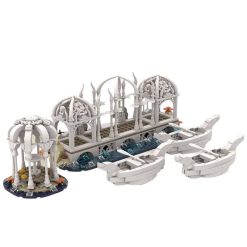 Lord of the Rings Hobbit Lothlorien of Galadhrim Elves MOC-125500 USC 3830Pcs Building Blocks Kids Toy Lord of the Rings Hobbit Lothlorien of Galadhrim Elves MOC-125500 USC Building Blocks