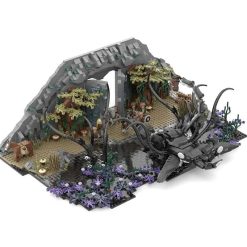 Lord of the Rings Hobbit Watcher in the Water Doors of Durin MOC-30989 USC 2608Pcs Building Blocks Kids Toy Lord of the Rings Hobbit Watcher in the Water Doors of Durin MOC-30989 USC Building Blocks