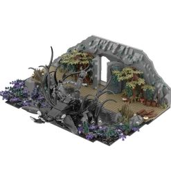Lord of the Rings Hobbit Watcher in the Water Doors of Durin MOC-30989 USC 2608Pcs Building Blocks Kids Toy Lord of the Rings Hobbit Watcher in the Water Doors of Durin MOC-30989 USC Building Blocks