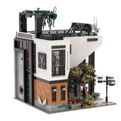 MORK 10208 The Deers Alley Milk Bar Nova Town City Street View 3423Pcs Modular Building Blocks Kids Toy MORK 10208 The Deers Alley Milk Bar Nova Town City Street View Modular Building Blocks