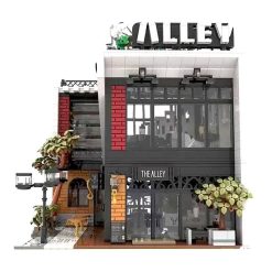 MORK 10208 The Deers Alley Milk Bar Nova Town City Street View 3423Pcs Modular Building Blocks Kids Toy MORK 10208 The Deers Alley Milk Bar Nova Town City Street View Modular Building Blocks